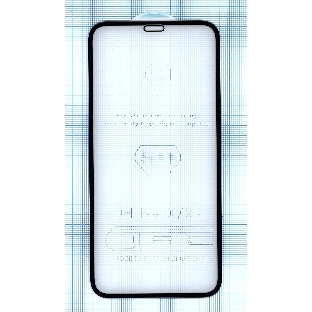 Защитное стекло 5D для Apple iPhone X черный