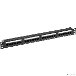 Панель коммутационная Rexant с кабельным органайзером 19', 1U, 24 порта, UTP, RJ-45, CAT 6 PRO, фото2