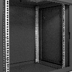 Шкаф телекоммуникационный 19' настенный 12U ExeGate EC-WM-12U.450.M.BLACK (19', 12U, 600x450x635 мм (ШхГхВ), передняя дверь металл, съемные боковые панели, пыле- и влагозащита IP23, черный RAL 9004), фото5