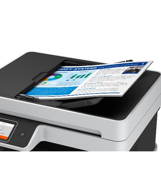 МФУ струйное Epson L6490 (C11CJ88405), A4, цветной, печ. до 17 стр/мин. (ч/б) до 9.5 стр/мин. (цвет), 1200 x 4800 dpi (печать) 1200x2400dpi (скан.), USB, RJ-45, Wi-Fi