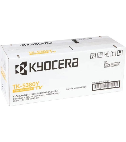 Картридж лазерный Kyocera TK-5380Y 1T02Z0ANL0 желтый (10000 стр.) для Kyocera PA4000cx/MA4000cix/MA4000cifx