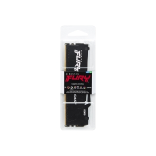 Оперативная память Kingston Fury Beast, DDR5, 32Gb (1x32Gb), 5200MHz, CL40, DIMM, с радиаторами, RGB, черный