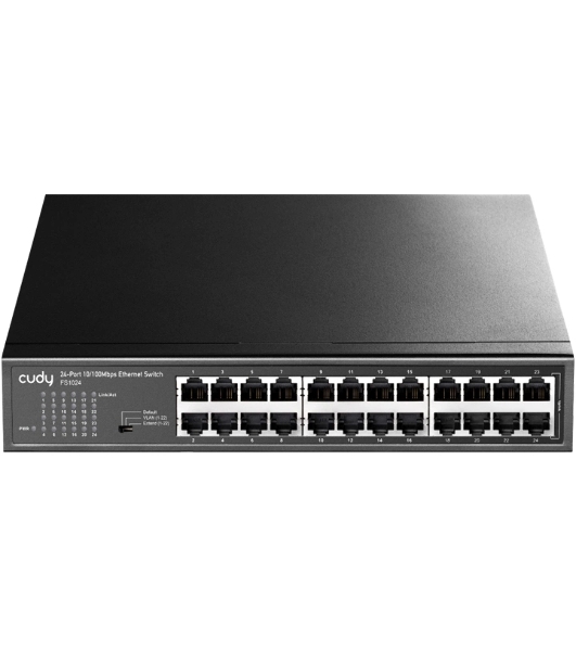 Коммутатор Cudy FS1024, 24×100 Мбит/с