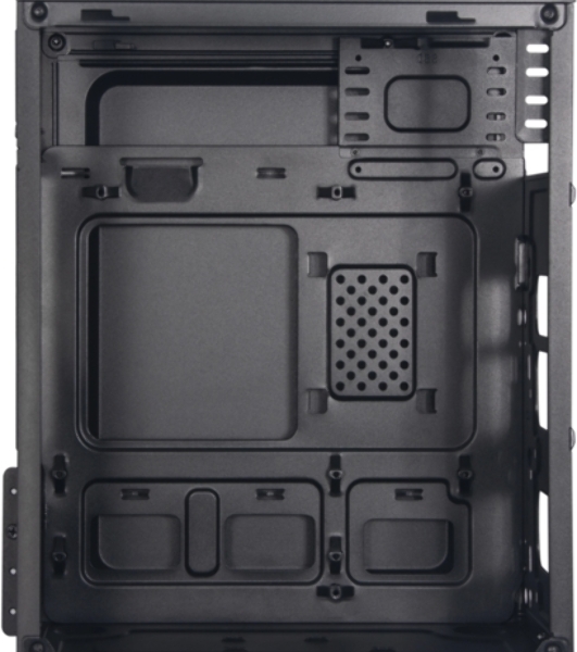 Компьютерный корпус KingPrice KPCC-MN208 черный без БП mATX 1x80мм 2x120мм 2xUSB 2.0 audio
