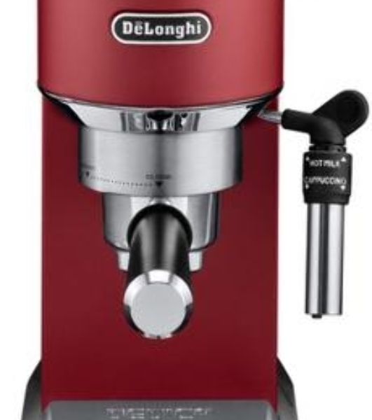 Кофеварка эспрессо DeLonghi EC685.R красный, исп. кофе - молотый/чалды, 1.1 л, 1350 Вт, 15 бар