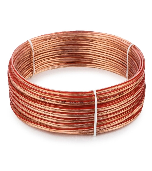 Акустический кабель Cablexpert CC-TC2x0,75-10M, прозрачный, 10 м, бухта