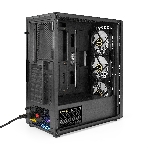 Компьютерный корпус Miditower ExeGate EVO-9202-EVO800 (ATX, БП EVO800RGb с вент. 12 см, с окном, 1*USB+1*USB 3.0, аудио, черный, 3 вент. 12см с RGb подсветкой), фото10