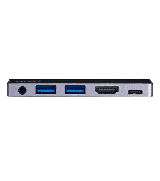 Многопортовая сверх-портативная док-станция ATEN USB-C Travel Dock with Power Pass-Through