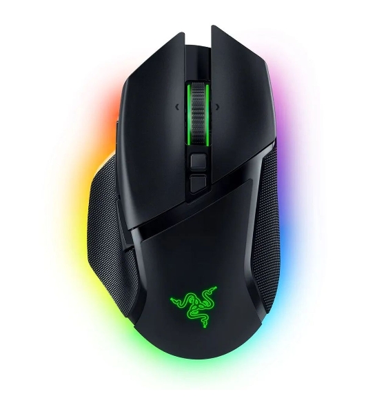 Мышь беспроводная/проводная Razer Basilisk V3 Pro 35K черный, 35000 dpi, радиоканал, Bluetooth, USB, кнопки - 11