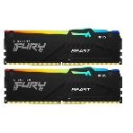Оперативная память Kingston Fury Beast, DDR5, 64GB (2x32GB), 5600MHz, CL40, DIMM, с радиатором, RGB, черный, фото6