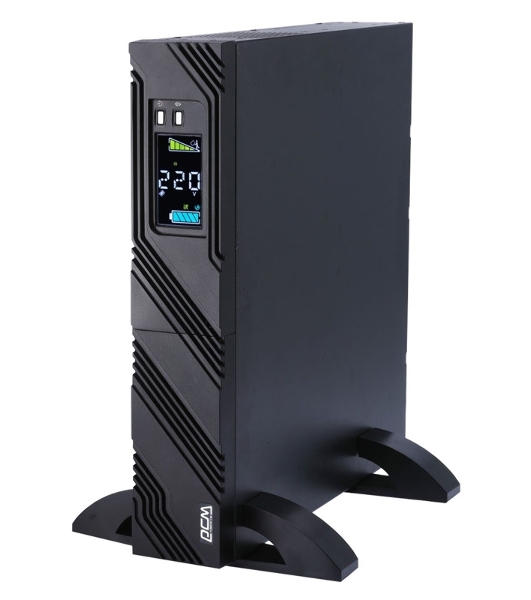 Источник бесперебойного питания Powercom Smart King Pro+ SPR-1000 LCD 800Вт 1000ВА черный