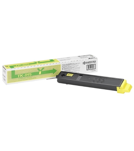 Картридж лазерный Kyocera TK-895Y (1T02K0ANL0) желтый для FS-C8020MFP/C8025MFP/FS-C8520MFP/C8525MFP 6000 стр