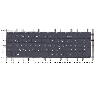 Клавиатура для ноутбука HP Pavilion 15-P 17-F черная с подсветкой