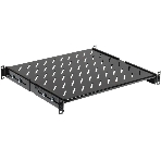 Полка стационарная ITK FS05-600PI-R 1U нагр.:100кг. 19' 600мм черный (упак.:1шт), фото2