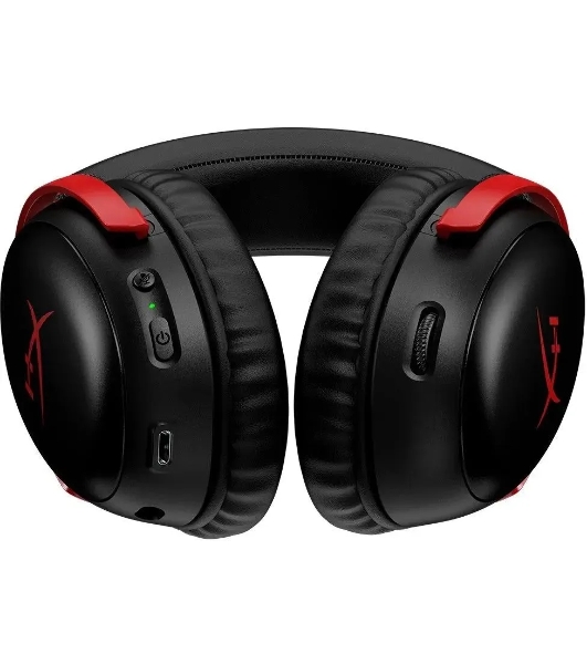 Гарнитура HyperX Cloud III чёрный-красный, беспроводная, радиоканал