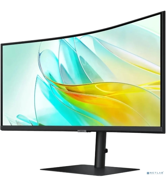 Монитор 34' Samsung ViewFinity S6 S34C650UAIXCI VA 3440x1440, 100 Гц, 5 мс, 21:9, 350 кд/м², 1xHDMI, 1xDP, 3xUSB, 1xUSB-C, 1xUSB-B, 1x3.5 мм, 2x5 Вт, изогнутый R1000, черный