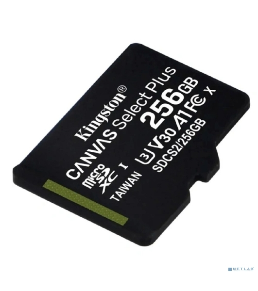 Флеш карта microSDXC 256Gb Kingston SDCS3/256GbSP Canvas Select Plus w/o adapter