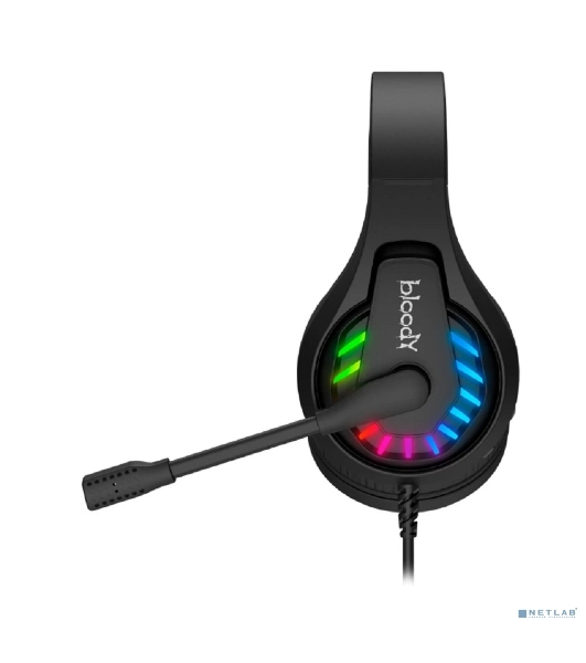 Гарнитура Bloody G230P чёрный, проводная, USB, подсветка