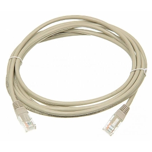 Патч-корд LANMASTER UTP TWT-45-45-3.0/6-GY вилка RJ-45-вилка RJ-45 Cat.6 3м серый ПВХ (уп.:1шт)