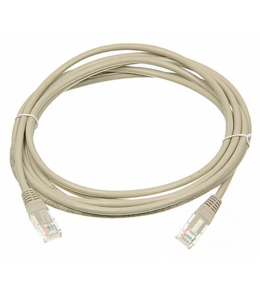 Патч-корд LANMASTER UTP TWT-45-45-3.0/6-GY вилка RJ-45-вилка RJ-45 Cat.6 3м серый ПВХ (уп.:1шт)