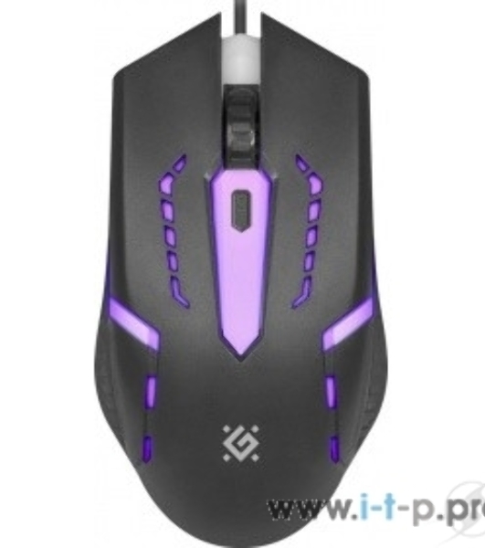 Мышь проводная Defender Flash MB-600L черный, 1200 dpi, USB, кнопки - 4