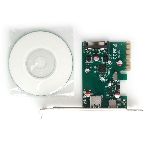 Контроллер USB Gembird SPCR-02, в PCI, порты: 2 внешн. USB 3.0 Type-C, фото2