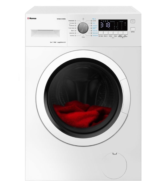 Стиральная машина Hansa WHN8141BSD2 белый загр. фронтальная макс.: 8 кг 1400 об/мин класс: А+++