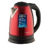 Чайник электрический Scarlett SC-EK21S76 2 л, 1800 Вт, красный (корпус: нержавеющая сталь), фото2