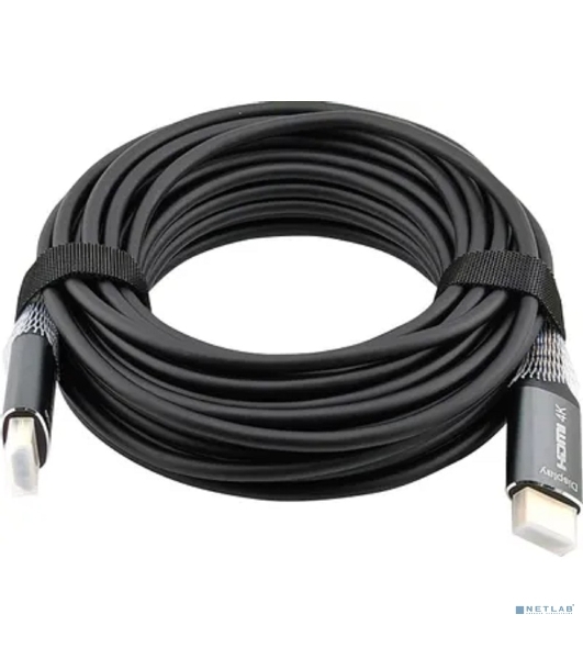Кабель аудио-видео Cactus CS-HDMI-AOC-2-10 HDMI (m)/HDMI (m) 10м. позолоч.конт. черный