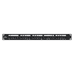 Патч-панель телефонная 19', 1U 25 port ExeGate разъем RJ-12 6P4C, RoHS, черный, фото8