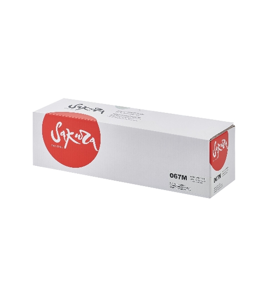 Картридж Sakura 067M (5100C002) для Canon, пурпурный, 1300 к.
