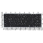 Клавиатура для ноутбука Asus X442 X442UA черная, фото2