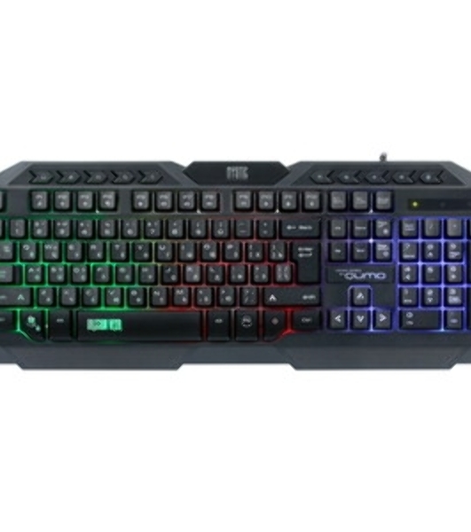 Комплект клавиатура+мышь Qumo Mystic K58/M76 проводной, USB, 3200 DPI, чёрный