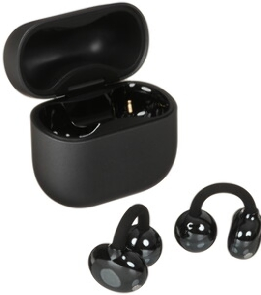 Наушники TWS Huawei FreeClip 2 черный, открытые (клипсы), Bluetooth, быстрая зарядка, до 8 ч