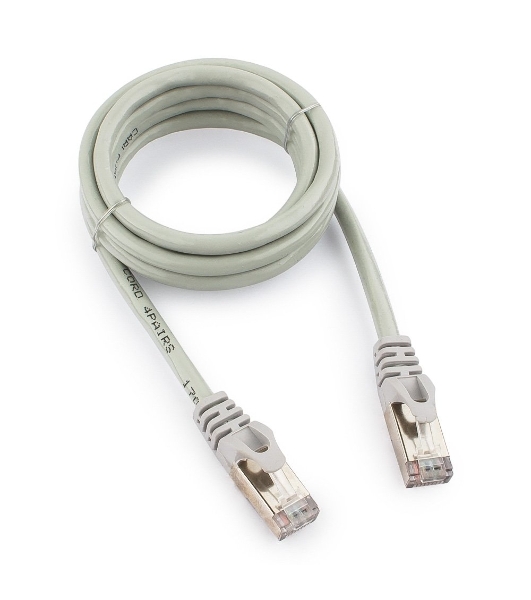 Патч-корд FTP Cablexpert cat.6, 1.5м, литой, многожильный, серый