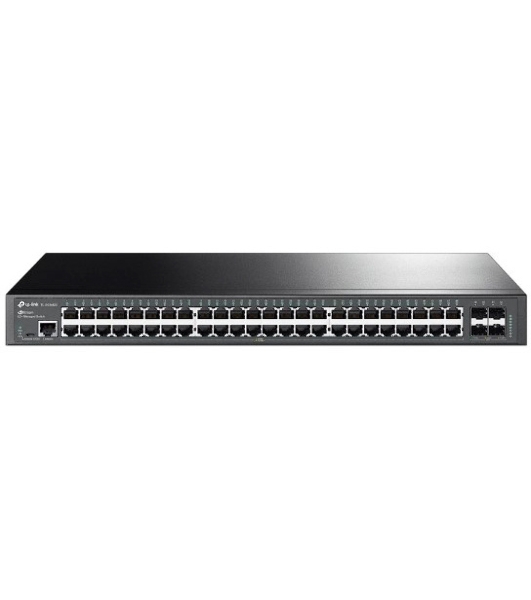 Коммутатор 48-портовый гигабитный управляемый уровня 2+ TP-Link TL-SG3452X JetStream с четырьмя слотами SFP+ 10 Гбит/с