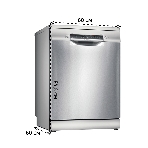 Посудомоечная машина Bosch SMS4IMI62Q, нержавеющая сталь, 60 см, 13 компл., 50 дБ, класс A++, фото8
