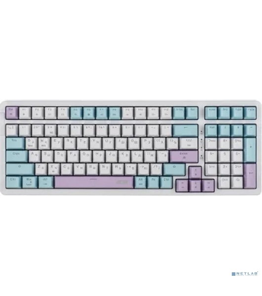 Клавиатура проводная Acer OKW304 (ZL.KBDCC.01V), USB, белый