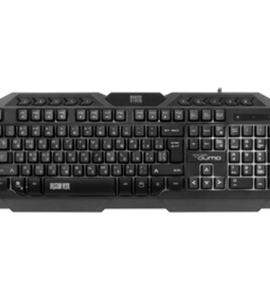 Комплект клавиатура+мышь Qumo Mystic K58/M76 проводной, USB, 3200 DPI, чёрный