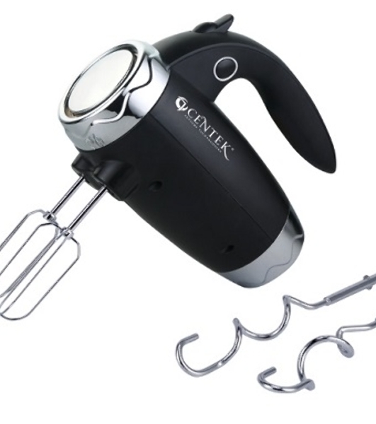 Миксер Centek CT-1115 черный/хром 350 Вт