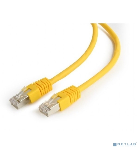Патч-корд FTP Cablexpert cat.6, 5м, литой, многожильный, желтый