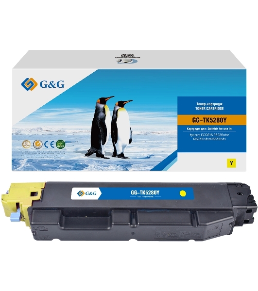 Картридж лазерный G&G GG-TK5280Y (TK5280Y) желтый (11000 стр.) для Kyocera ECOSYS P6235cdn/M6235cidn/M6635cidn