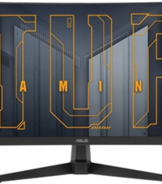 Монитор 27' ASUS TUF Gaming VG27VQ3B VA 1920x1080, 180 Гц, 1 мс, 16:9, 250 кд/м², HDMI 2.0, DP 1.2, 3.5 Jack, FreeSync, изогнутый экран (1500R), динамики (2x2 Вт), черный