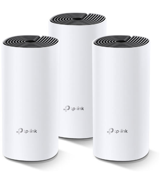 Бесшовный Mesh роутер TP-Link Deco M4 (DECO M4(3-PACK)) AC1200 10/100/1000BASE-TX (упак.:3шт)