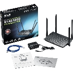 Маршрутизатор беспроводной Asus RT-AC1200 10/100BASE-TX черный (Dual Band), фото18