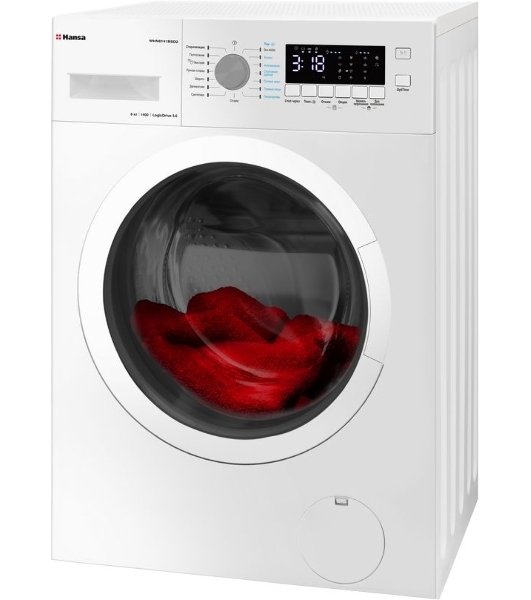 Стиральная машина Hansa WHN8141BSD2 белый загр. фронтальная макс.: 8 кг 1400 об/мин класс: А+++