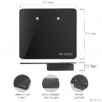 Кронштейн-подставка для DVD и AV систем Kromax MICRO-MONO черный макс.5кг настенный, фото11
