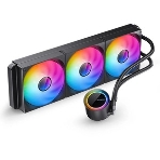 Система жидкостного охлаждения Water Cooling System JONSBO TG-420 ARGB Black (300W, 420mm, Black, ARGB/ Fans: 3x140mm, 93.73CFM, 36.2dBA, 1800RPM/ Pump height 54.55mm, 30dBA, 2400RPM, Rad thickness 54.5mm/ S: 1851, 1700, 1200, 115X, AM5, AM4), фото3