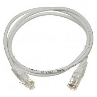 Патч-корд LANMASTER UTP TWT-45-45-1.0-GY вилка RJ-45-вилка RJ-45 cat.5е 1м серый ПВХ (уп.:1шт)