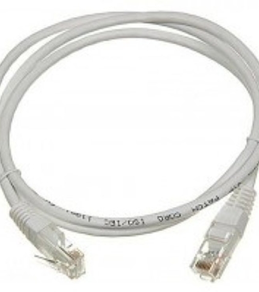 Патч-корд LANMASTER UTP TWT-45-45-1.0-GY вилка RJ-45-вилка RJ-45 cat.5е 1м серый ПВХ (уп.:1шт)